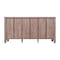Flash Furniture Dion Brown 59 Inch Kitchen and Dining Room Buffet Sideboard Storage Cabinet, 2 Drawers, Open Shelf EV-CA7515-ZZ-BR-GG - alternate 2